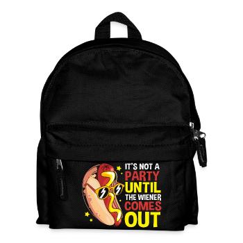 Hot Dog Snack - Kids' Backpack - black - Front