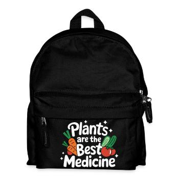Vegetarian Vegan Veggie Vegetarian - Kids' Backpack - black - Front