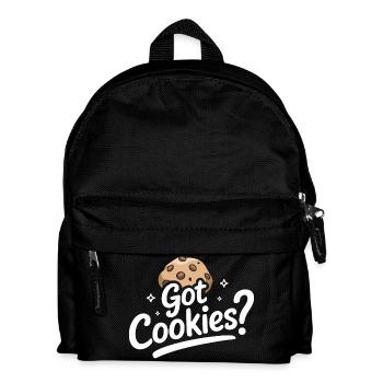 Cookies Cookie Keks Kekse Schokolade - Kinder Rucksack - Schwarz - Vorne