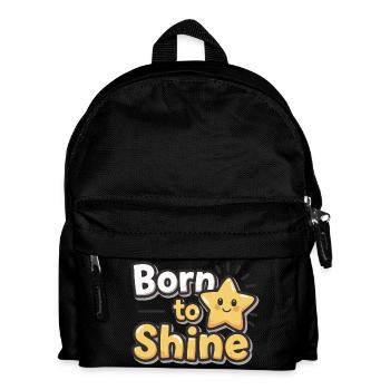 Né pour briller – Strahlender Stern - Sac à dos Enfant - noir - Devant