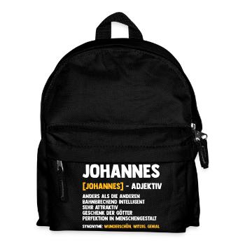 Johannes - Sac à dos Enfant - noir - Devant