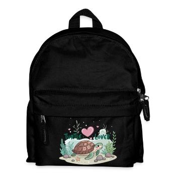 Turtle lovers - Kids' Backpack - black - Front