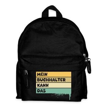 Profession: Accountant - Kids' Backpack - black - Front