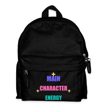 Main Character Energy - Kids' Backpack - black - Front
