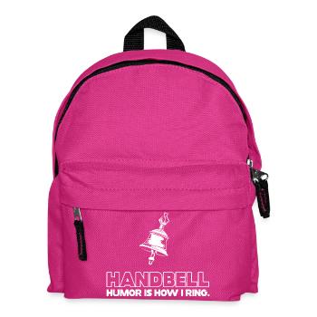 Cloche Humour Anneau Tee - Sac à dos Enfant - fuchsia - Devant