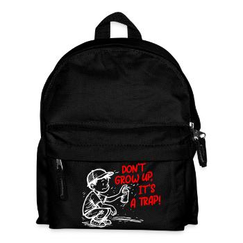 It's a trick - Kids' Backpack - black - Front