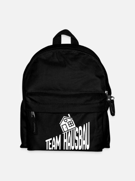 Team House Construction - Kids' Backpack - black