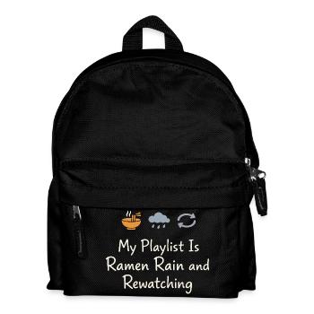 Anime introvert Weeb couch potato - Kids' Backpack - black - Front