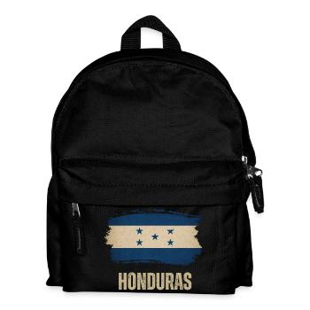Flag of Honduras grunge, I love Honduras - Kids' Backpack - black - Front