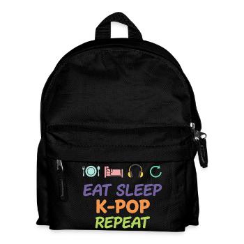 Mange, Dors, K-Pop, Rediffusion, Musique pop coréenne, vie - Sac à dos Enfant - noir - Devant