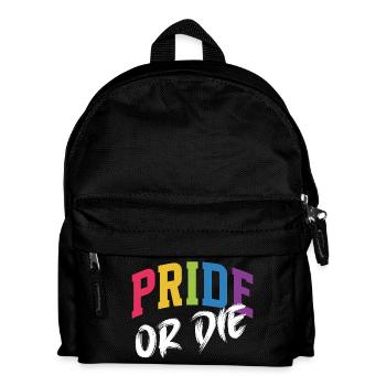 LGBT Pride Month - Pride or Die - Kids' Backpack - black - Front