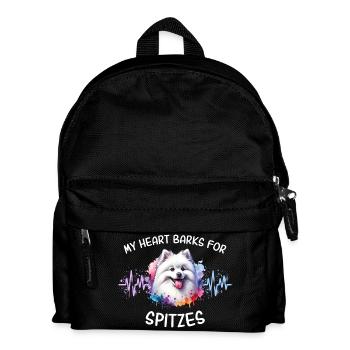 Spitz Heart Line - Kids' Backpack - black - Front