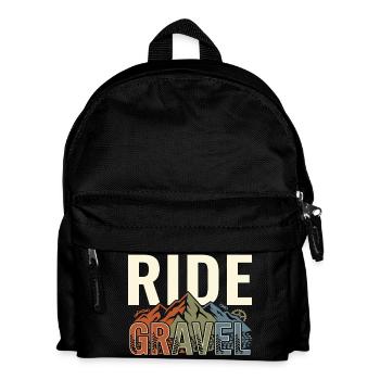 Aventure de vélo de gravier en plein air - Sac à dos Enfant - noir - Devant