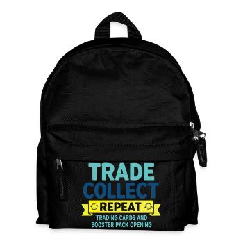 Trade Collect Repeat Trading Cards And Booster - Kids' Backpack - black - Front