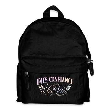 Fais Confiance à la Vie  - Sac à dos Enfant - noir - Devant