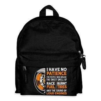 Drag Race - Kids' Backpack - black - Front