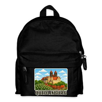 Quedlinburg - Kinder Rucksack - Schwarz - Vorne