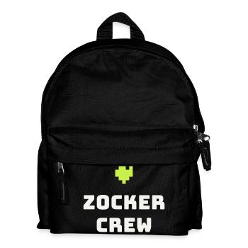 Gamer Crew Gamer Gaming Pixel Console Cadeau - Sac à dos Enfant - noir - Devant
