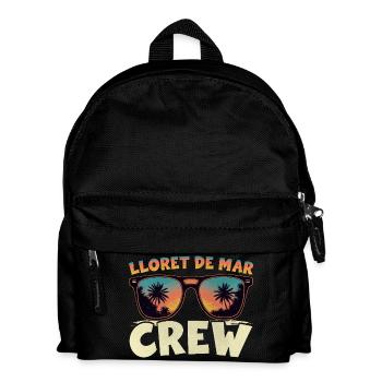 Lloret De Mar Crew - Kinder Rucksack - Schwarz - Vorne
