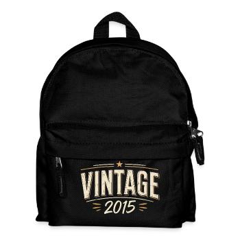 Vintage 2015 Original 2015 Retro 2015 Gift 2015 - Kids' Backpack - black - Front