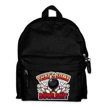 Das ist ein komisches Bowling-Wortspiel-Meme - Kinder Rucksack - Schwarz - Vorne