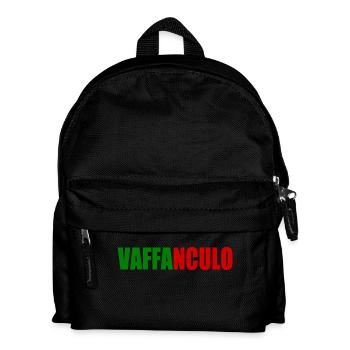 Vaffanculo - Kinder Rucksack - Schwarz - Vorne