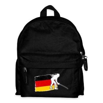 Fencing Germany Flag Fencing - Kids' Backpack - black - Front