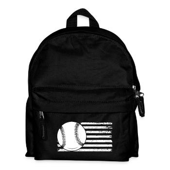 Joueur de baseball Baseball - Sac à dos Enfant - noir - Devant