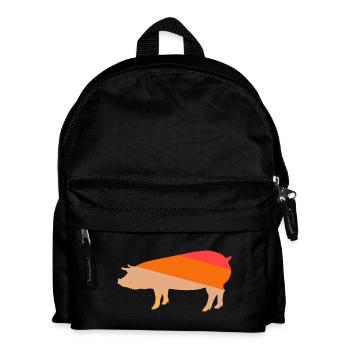 Cochon - Sac à dos Enfant - noir - Devant