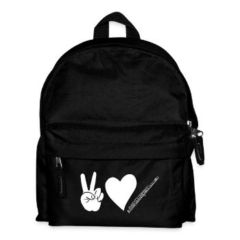 Joueur de flûte - Sac à dos Enfant - noir - Devant