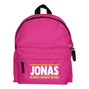 Jonas - Kinder Rucksack - Fuchsia - Vorne