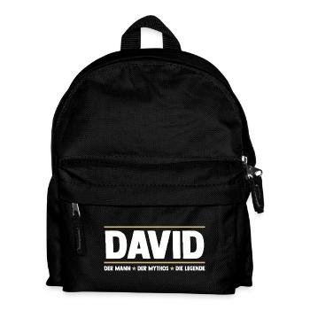 David - Kinder Rucksack - Schwarz - Vorne