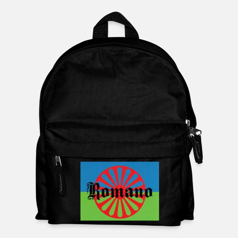 Lennyromanoflag - Kids' Backpack - black