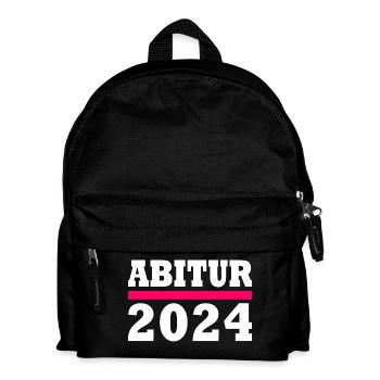 Abitur 2024 - Kinder Rucksack - Schwarz - Vorne