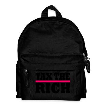 Tax the rich - Sac à dos Enfant - noir - Devant