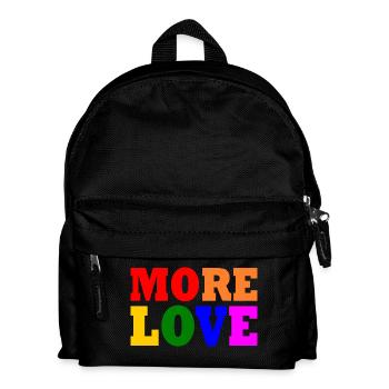 More love - Sac à dos Enfant - noir - Devant