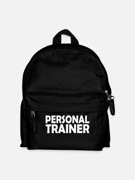 Personal trainer - Kinder Rucksack - Schwarz