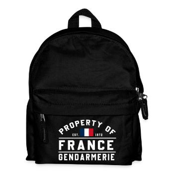 Gendarmerie Est 1972 - Sac à dos Enfant - noir - Devant