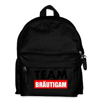 Team bräutigam - Kinder Rucksack - Schwarz - Vorne