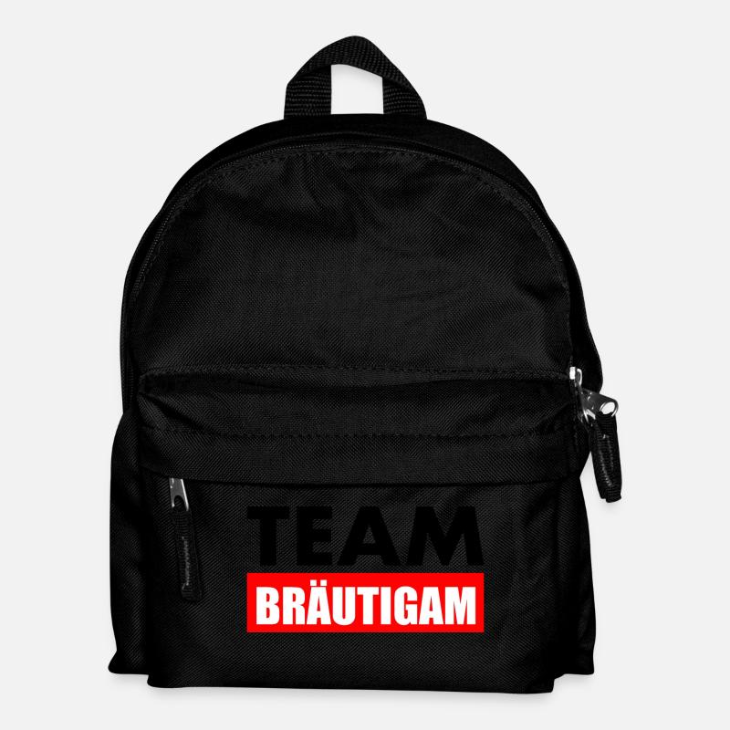 Team bräutigam - Kinder Rucksack - Schwarz