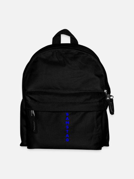 Saturday - blue - Kids' Backpack - black