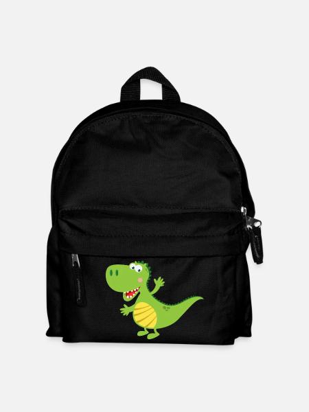 drache - Kinder Rucksack - Schwarz