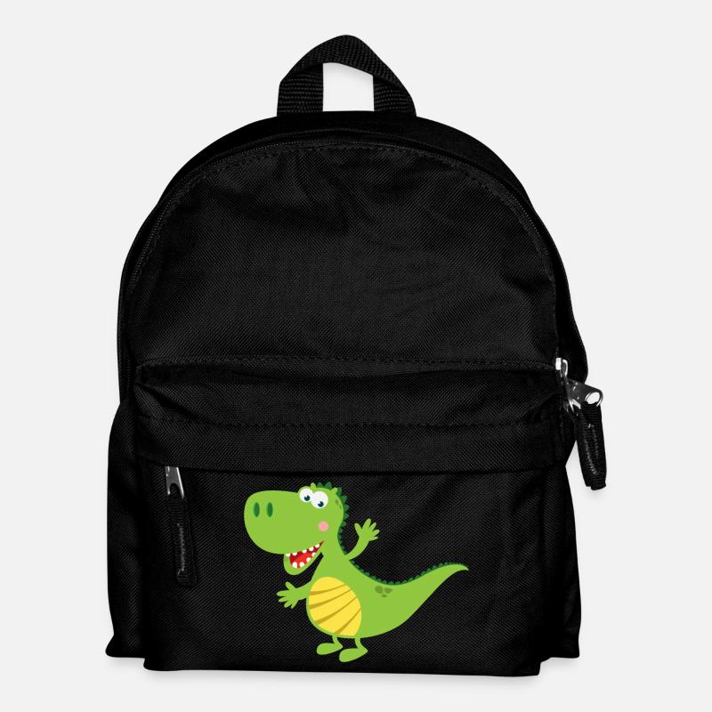drache - Kinder Rucksack - Schwarz