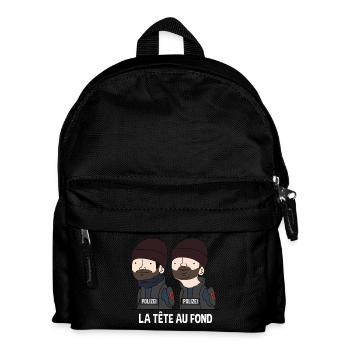 La tête au fond ! - Sac à dos Enfant - noir - Devant