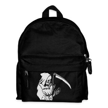 Silhouette de Faucheuse avec faux - Sac à dos Enfant - noir - Devant
