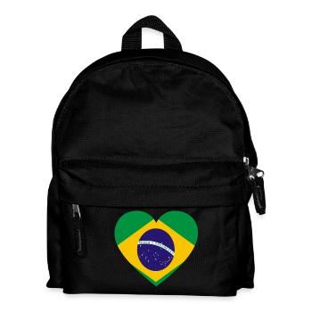 Love Love gift brazil brazil - Kids' Backpack - black - Front