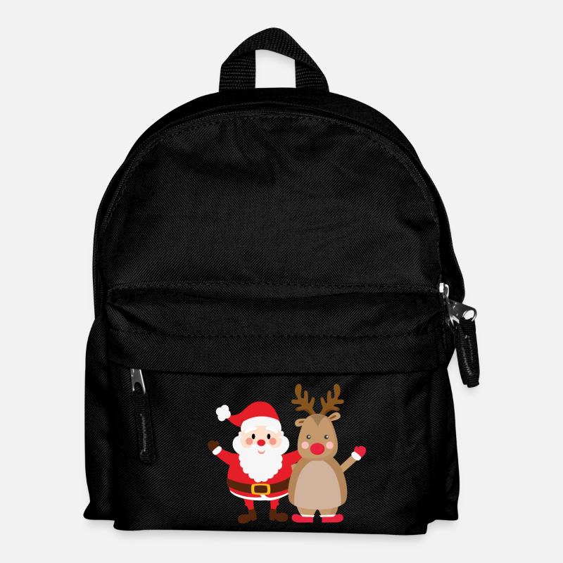 rudolph santa - Kids' Backpack - black