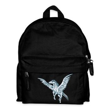 fliegen Pegasus - Kinder Rucksack - Schwarz - Vorne