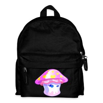 Champignon Fille - Sac à dos Enfant - noir - Devant