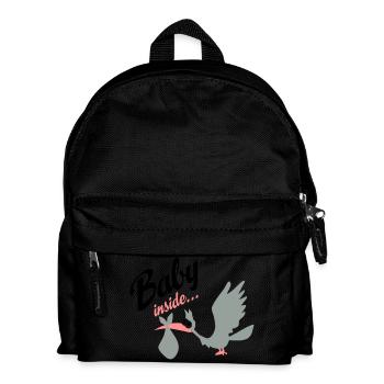 familie - Kinder Rucksack - Schwarz - Vorne